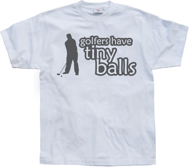 Golfers Has Tiny Balls