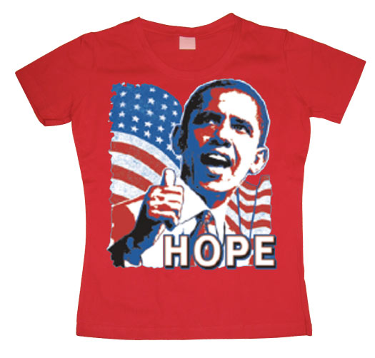 OBAMA - Hope Girly T-shirt