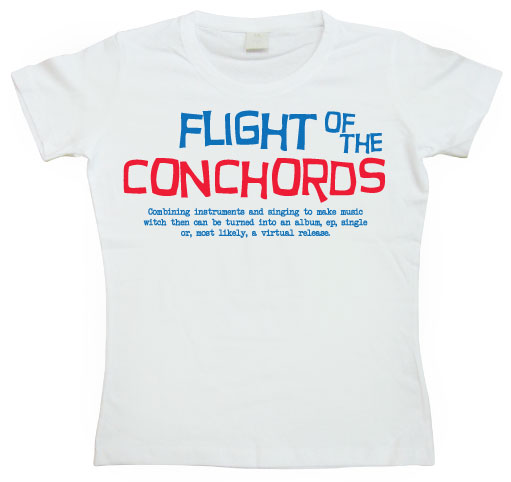The Flight Of The Conchords Girly T-shirt