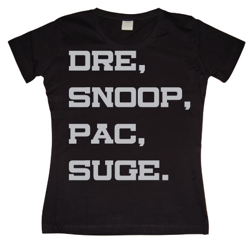 Dre, Snoop, Pac & Suge T-Shirt Girly Tee