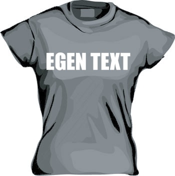 Girly T-shirt med egen text
