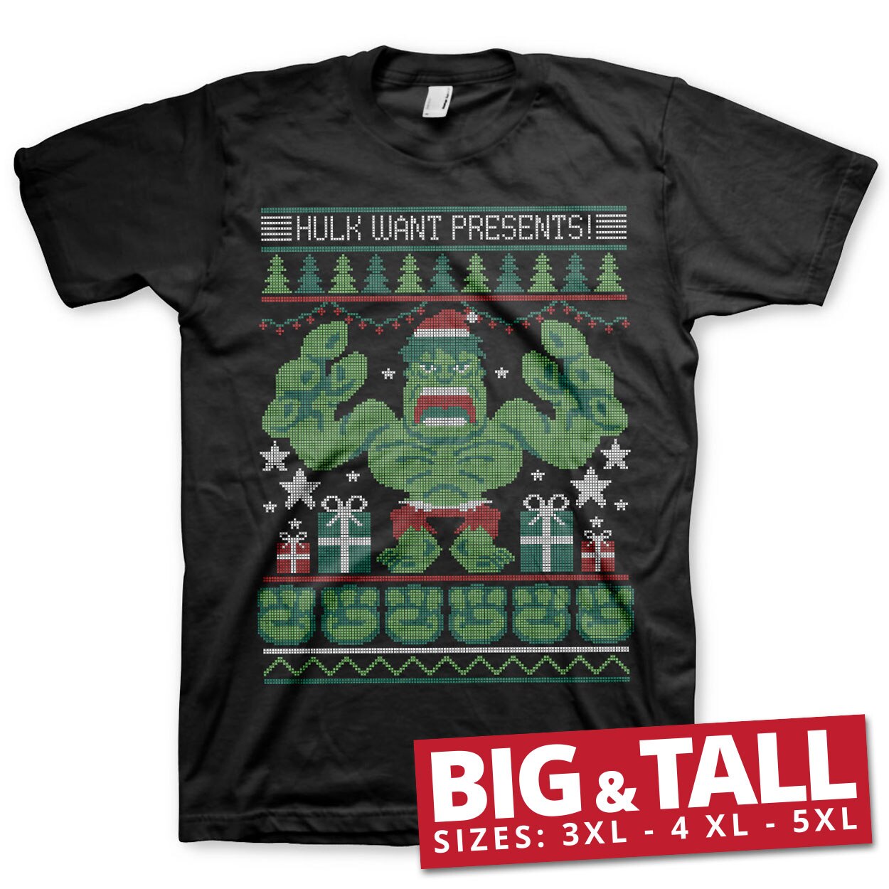 Hulk Want Presents! Big & Tall T-Shirt