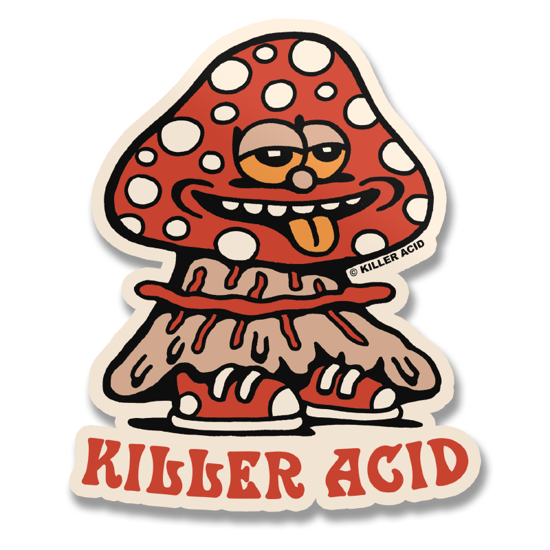 Killer Acid - Mushroom Friends Sticker