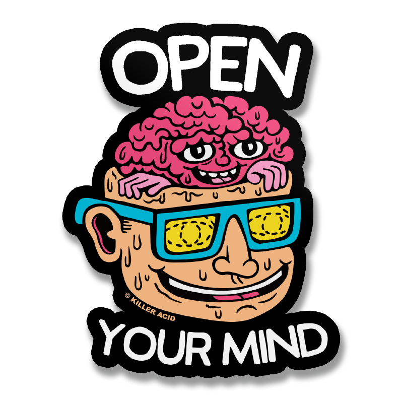 Killer Acid - Open Your Mind Sticker