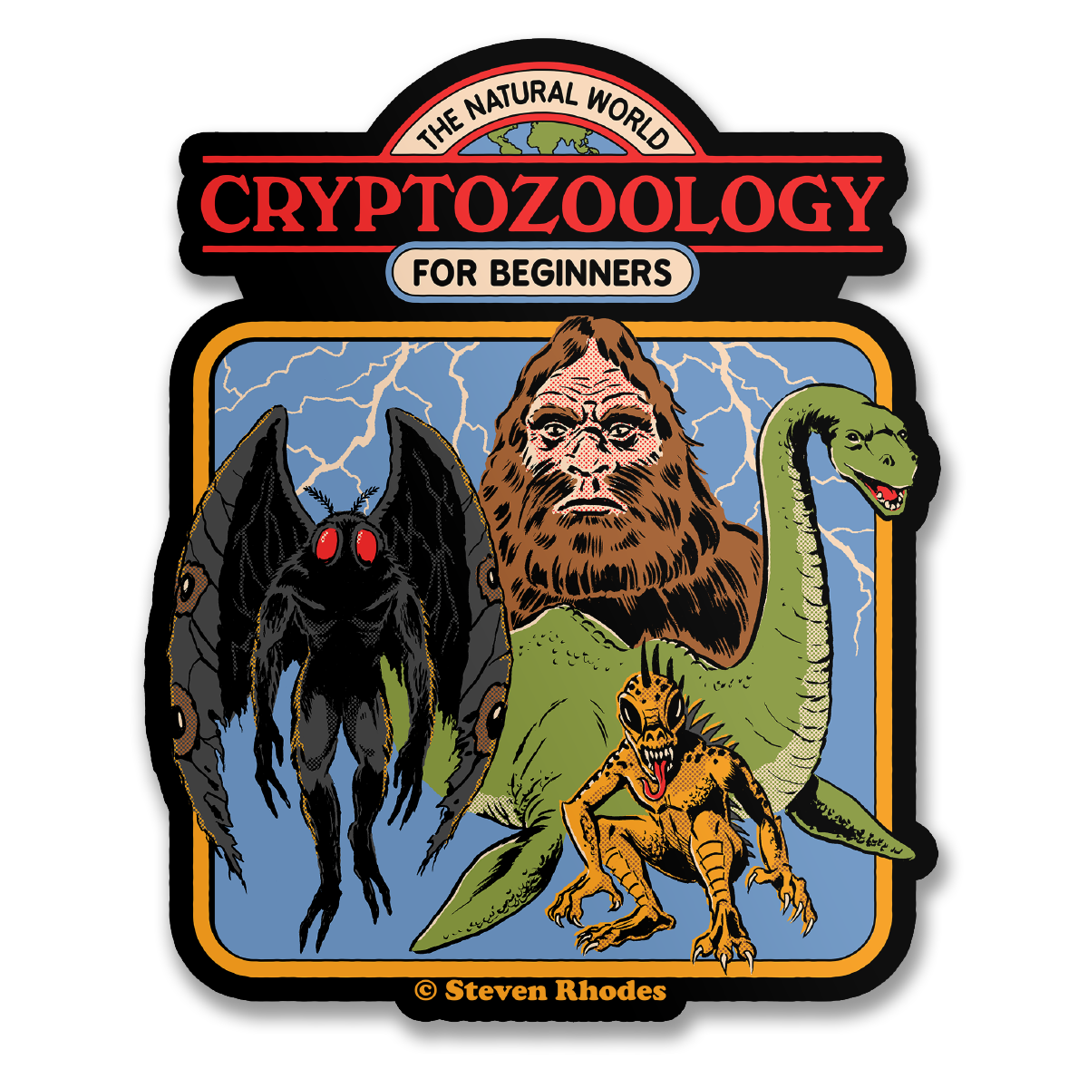 Steven Rhodes - Cryptozoology Sticker