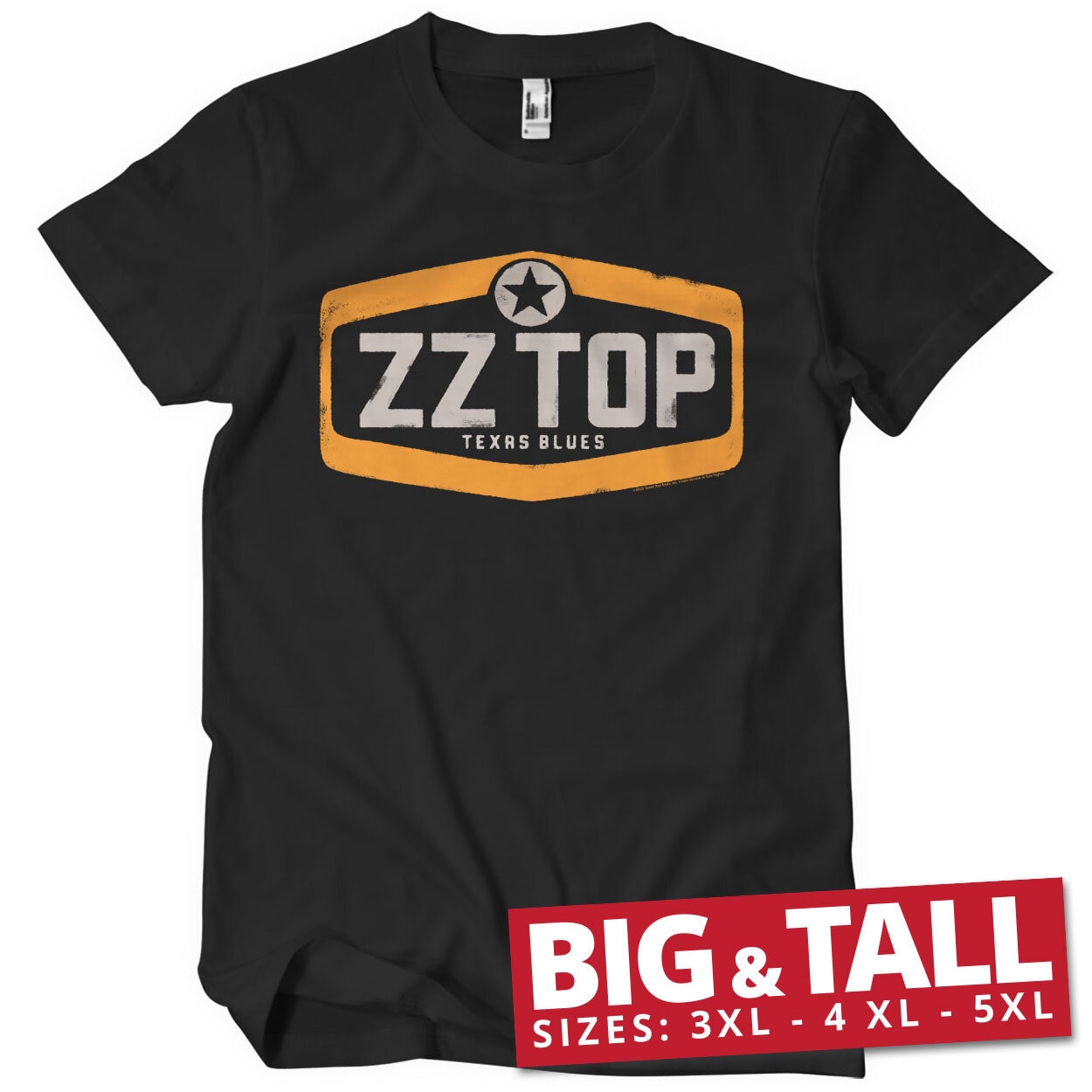 ZZ Top - Texas Blues Big & Tall T-Shirt