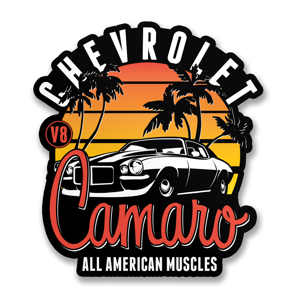 Chevrolet Camaro Sunset Sticker