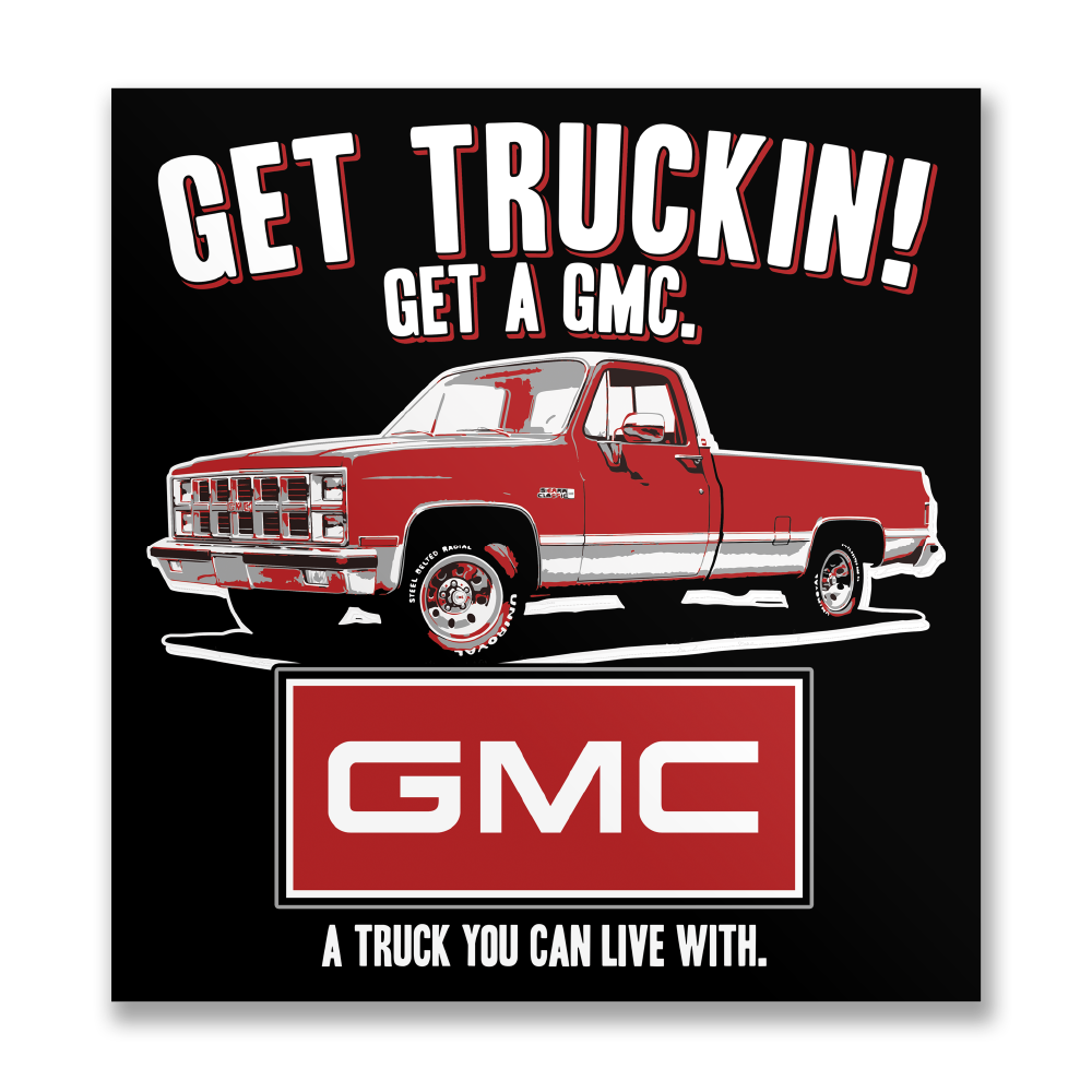 Get Truckin With GMC Sticker