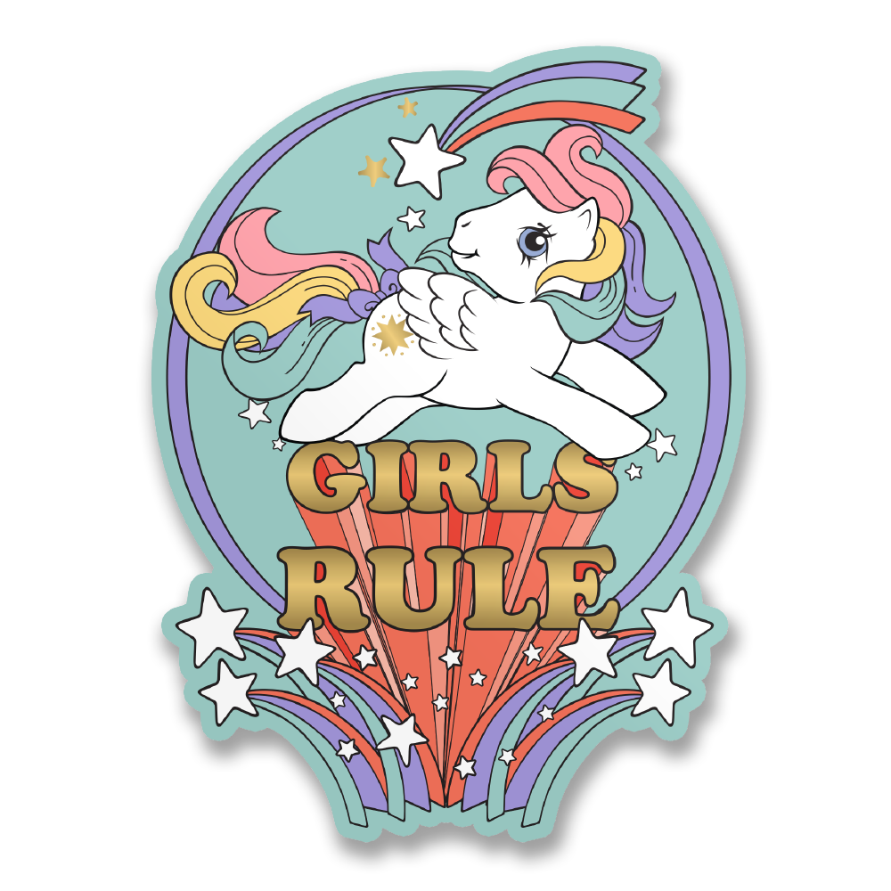 MLP Girls Rule Sticker