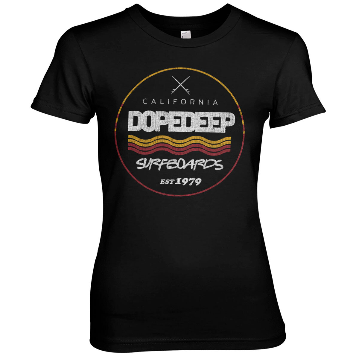 DopeDeep Surfboards Since 1979 Girly Tee