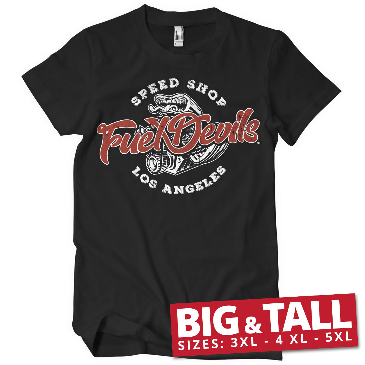 Fuel Devils Speed Shop Big & Tall T-Shirt
