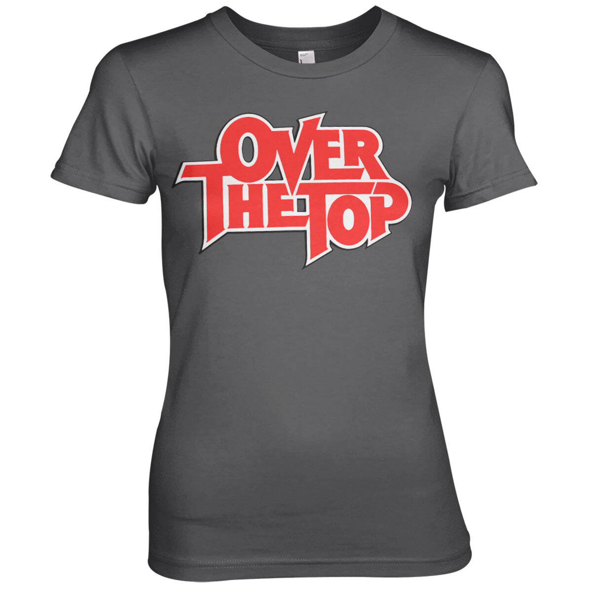 Over The Top Logo Girly Tee