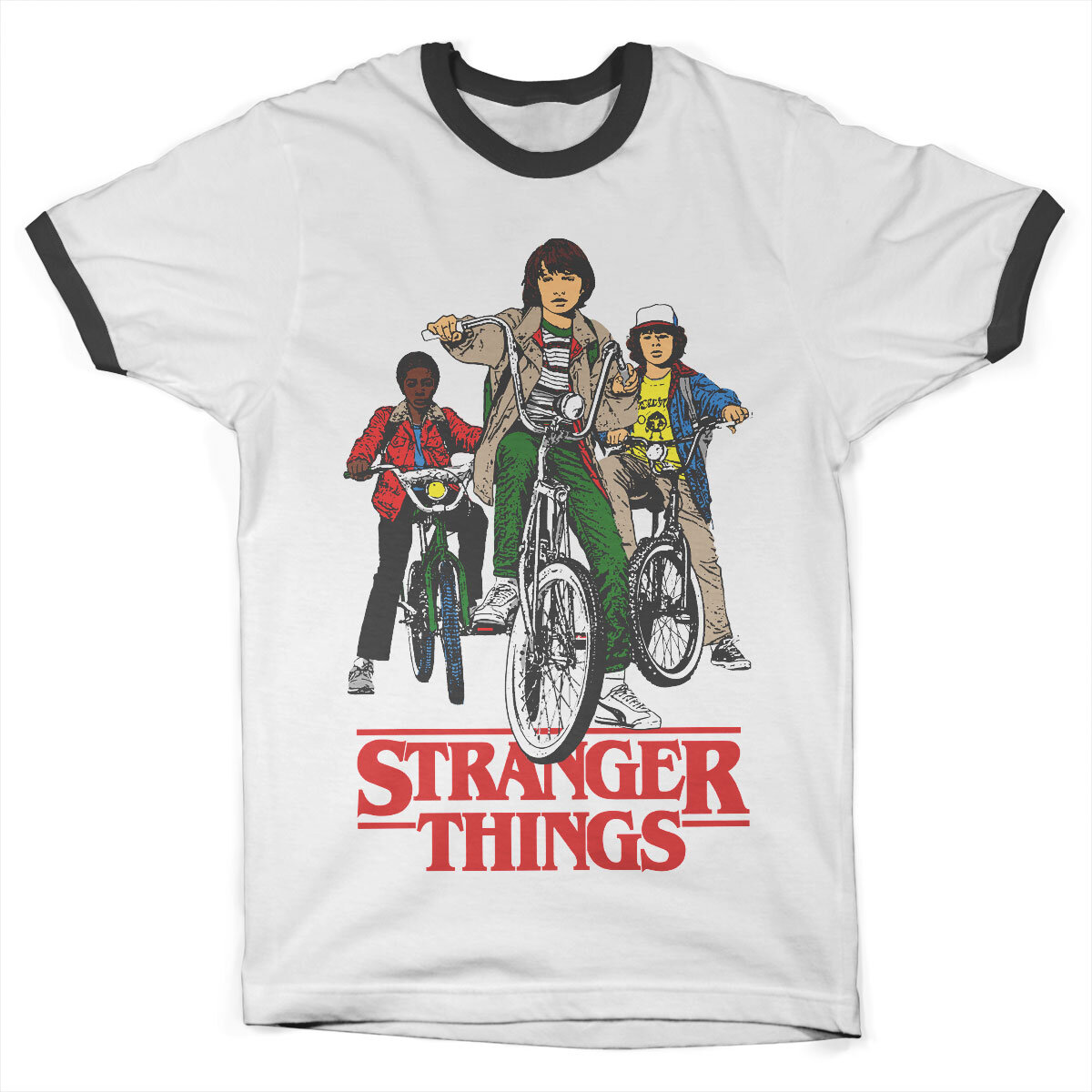 Stranger Things Bikes Ringer Tee
