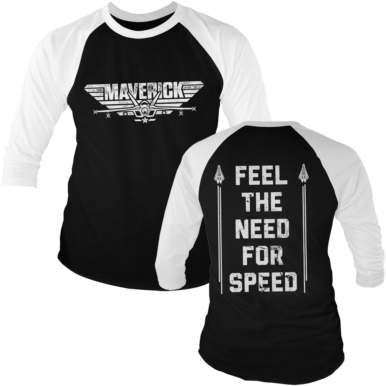 Top Gun Maverick - Need For Speed Baseball 3/4 Sleeve Tee