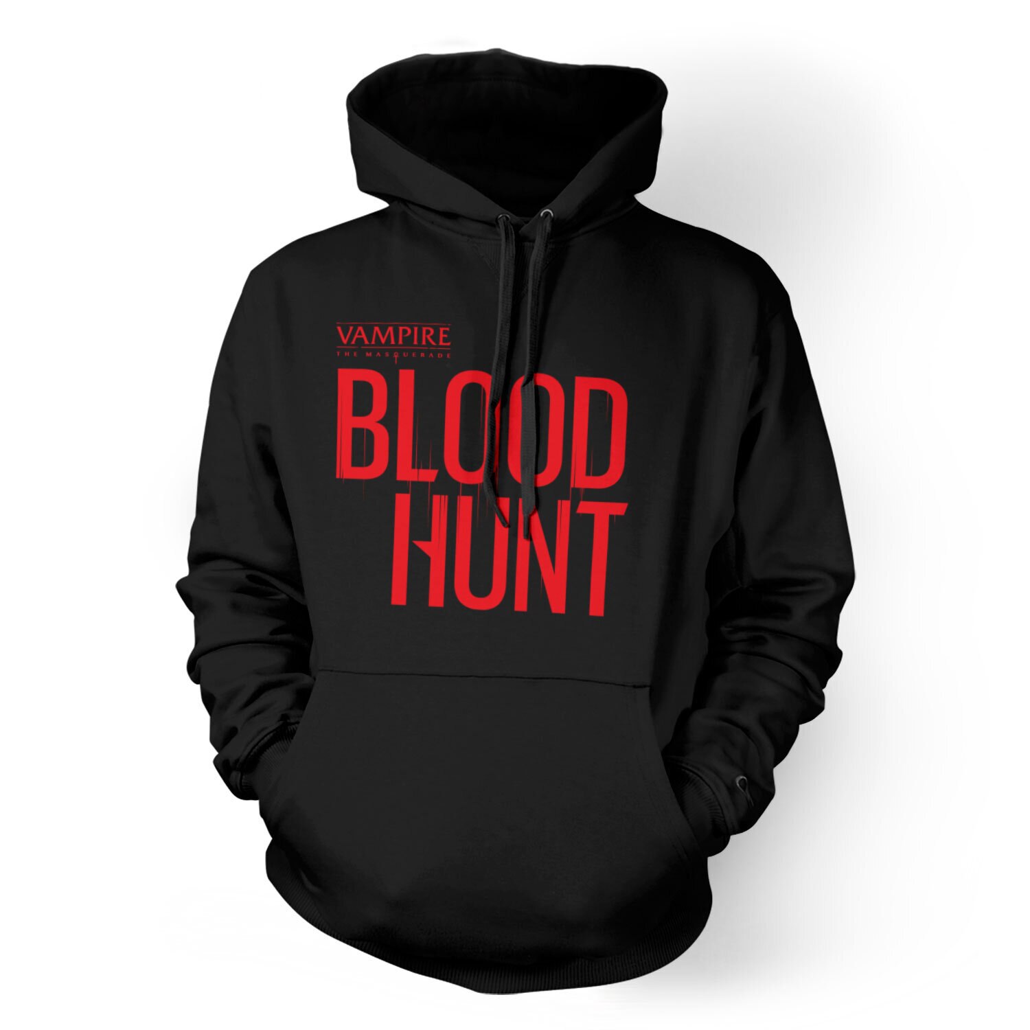 Bloodhunt Red on Black Hoodie