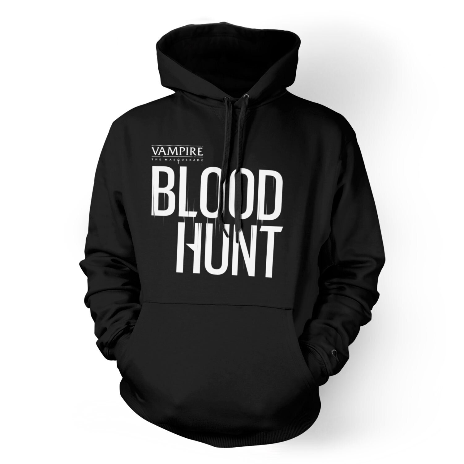 Bloodhunt White on Black Hoodie