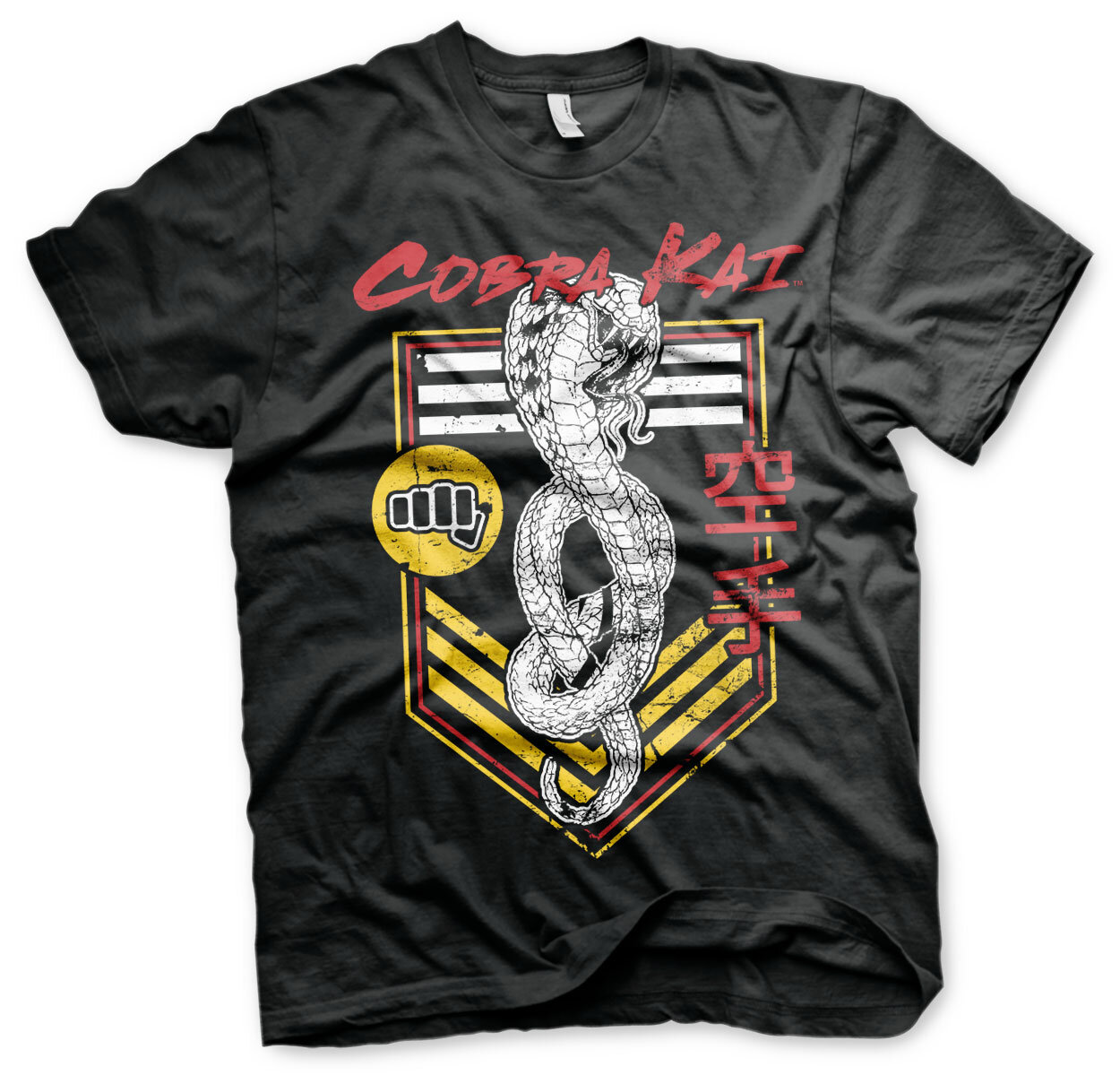 Syndicate tiltrækkende Dekoration Cobra Kai Punch Patch Big & Tall T-Shirt - Shirtstore