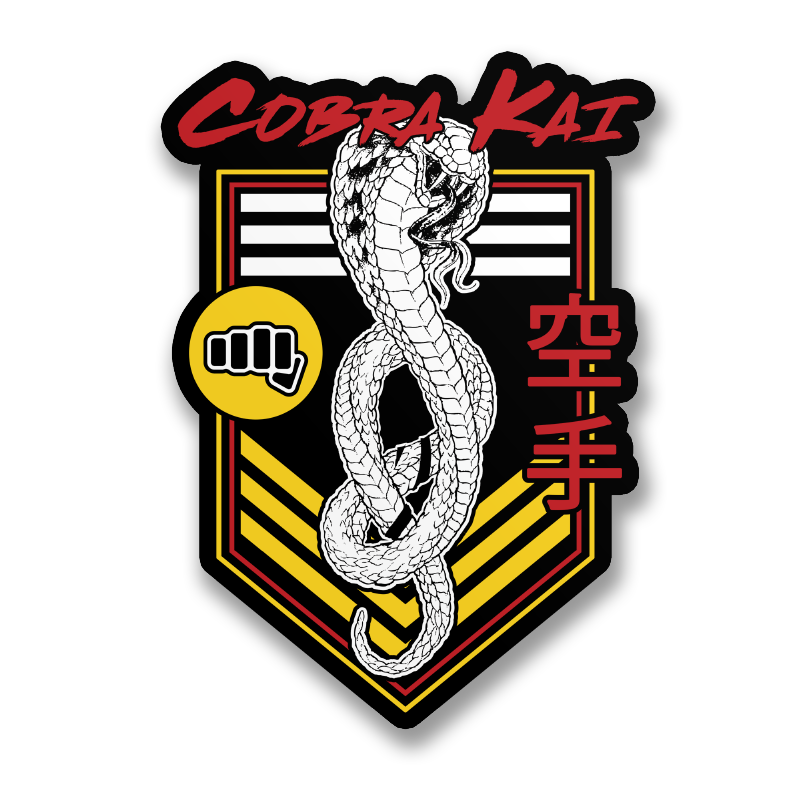 Cobra Kai Punch Patch Sticker