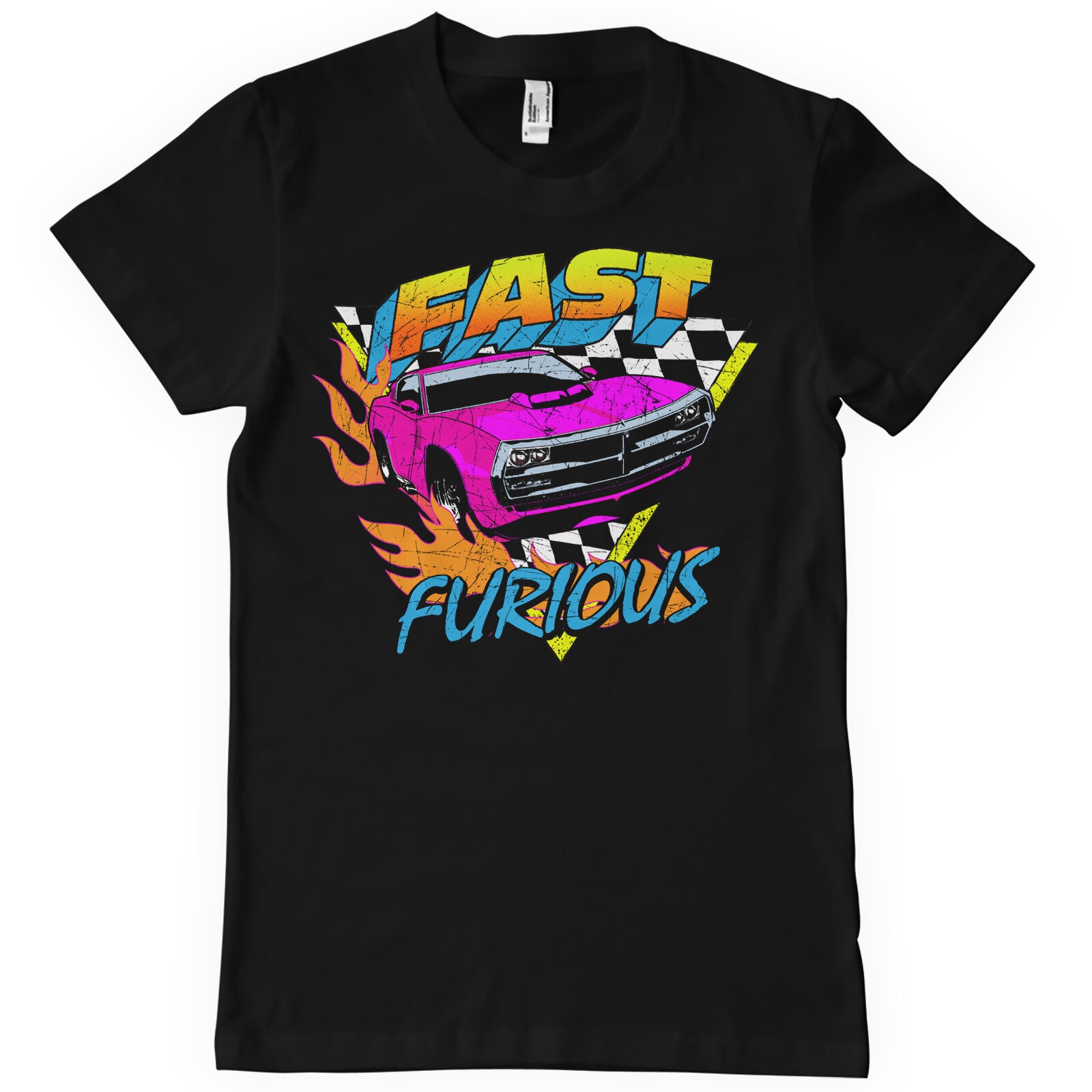 Fast & Furious - Colorful Car T-Shirt