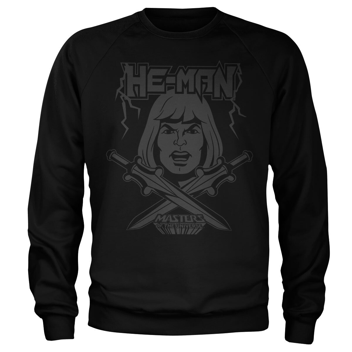He-Man Black On Black Sweatshirt