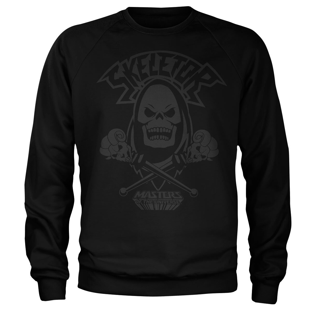 Skeletor Black On Black Sweatshirt