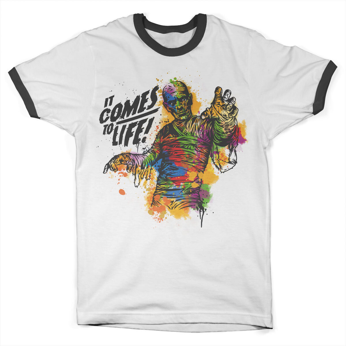 Colorful Mummy Ringer Tee