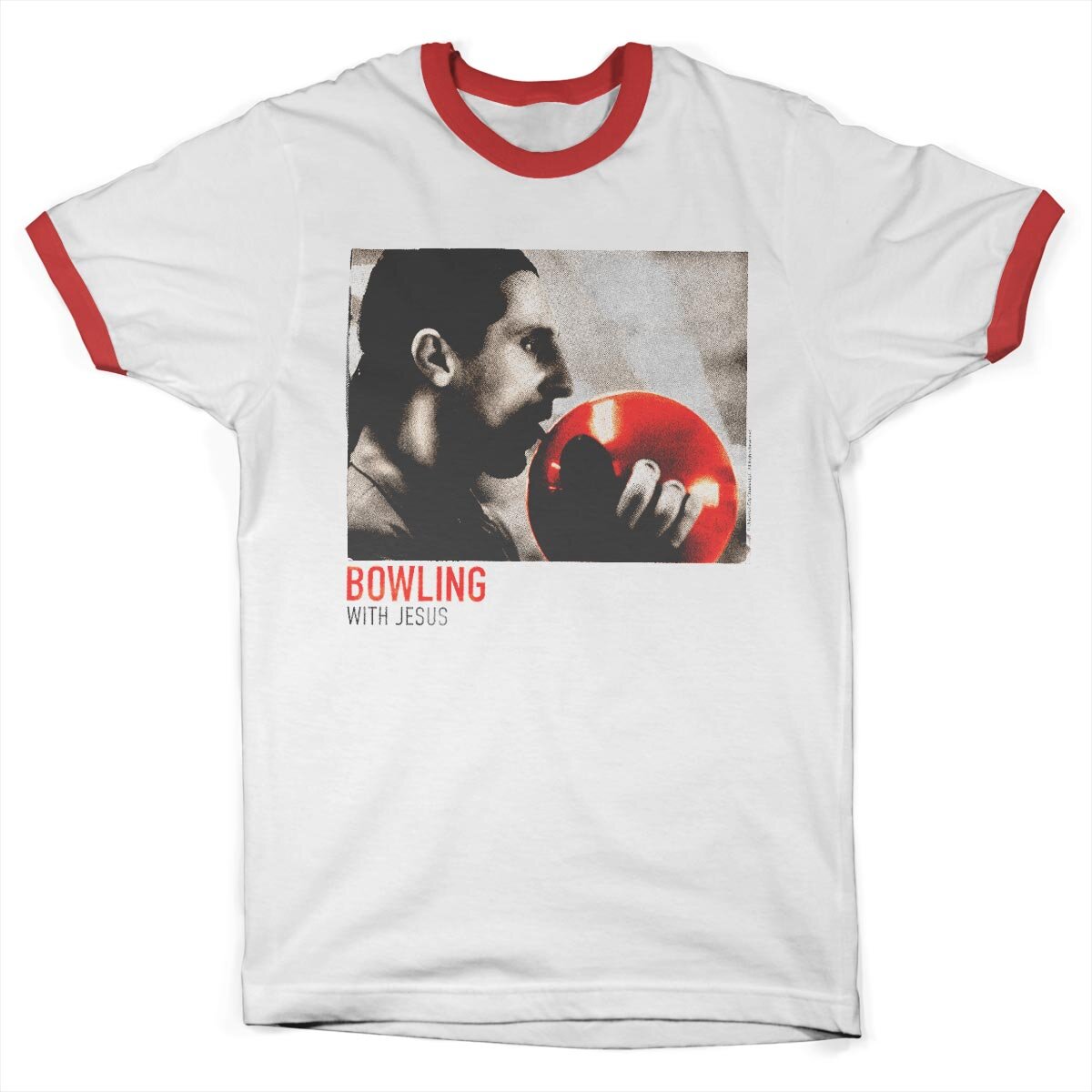 Bowling With Jesus Ringer Tee