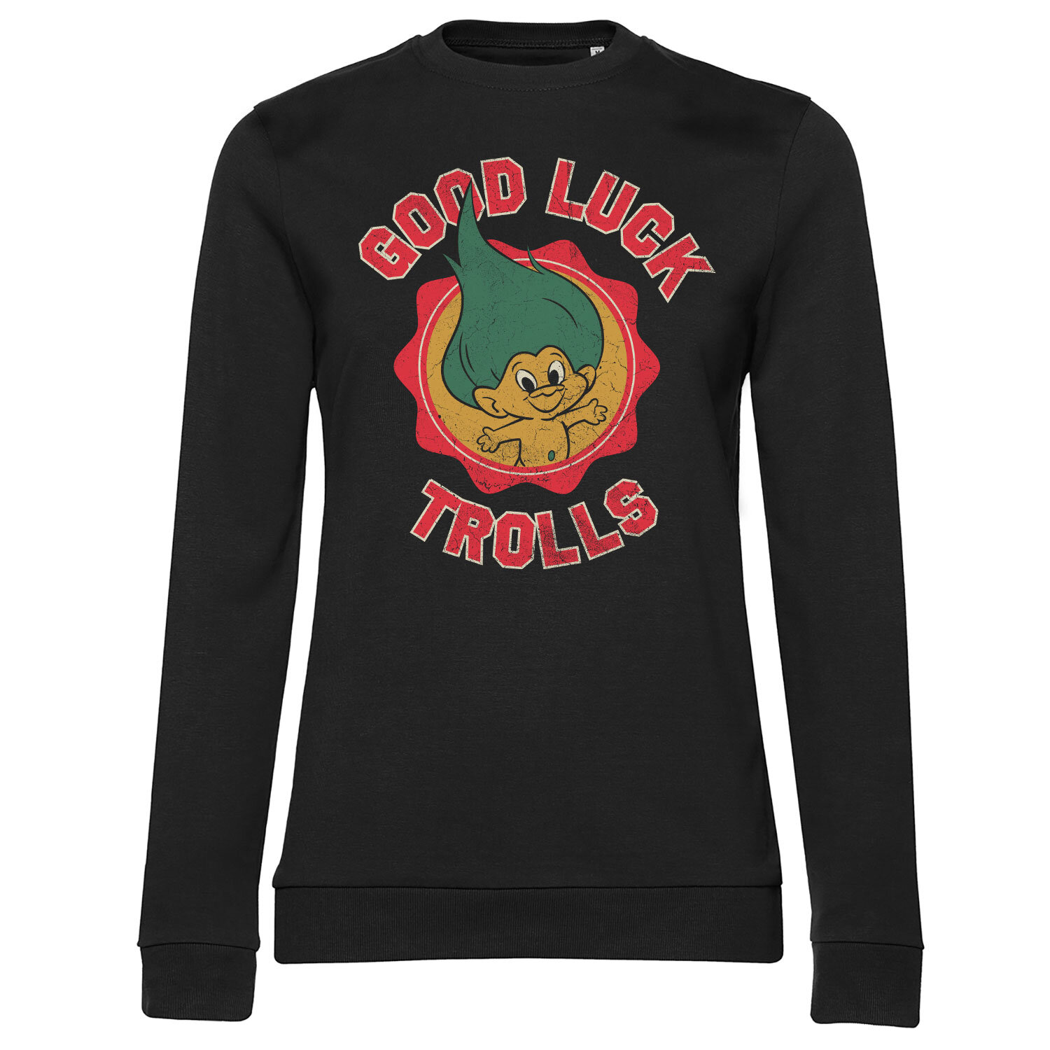 Good Luck Trolls Girly Sweatshirt
