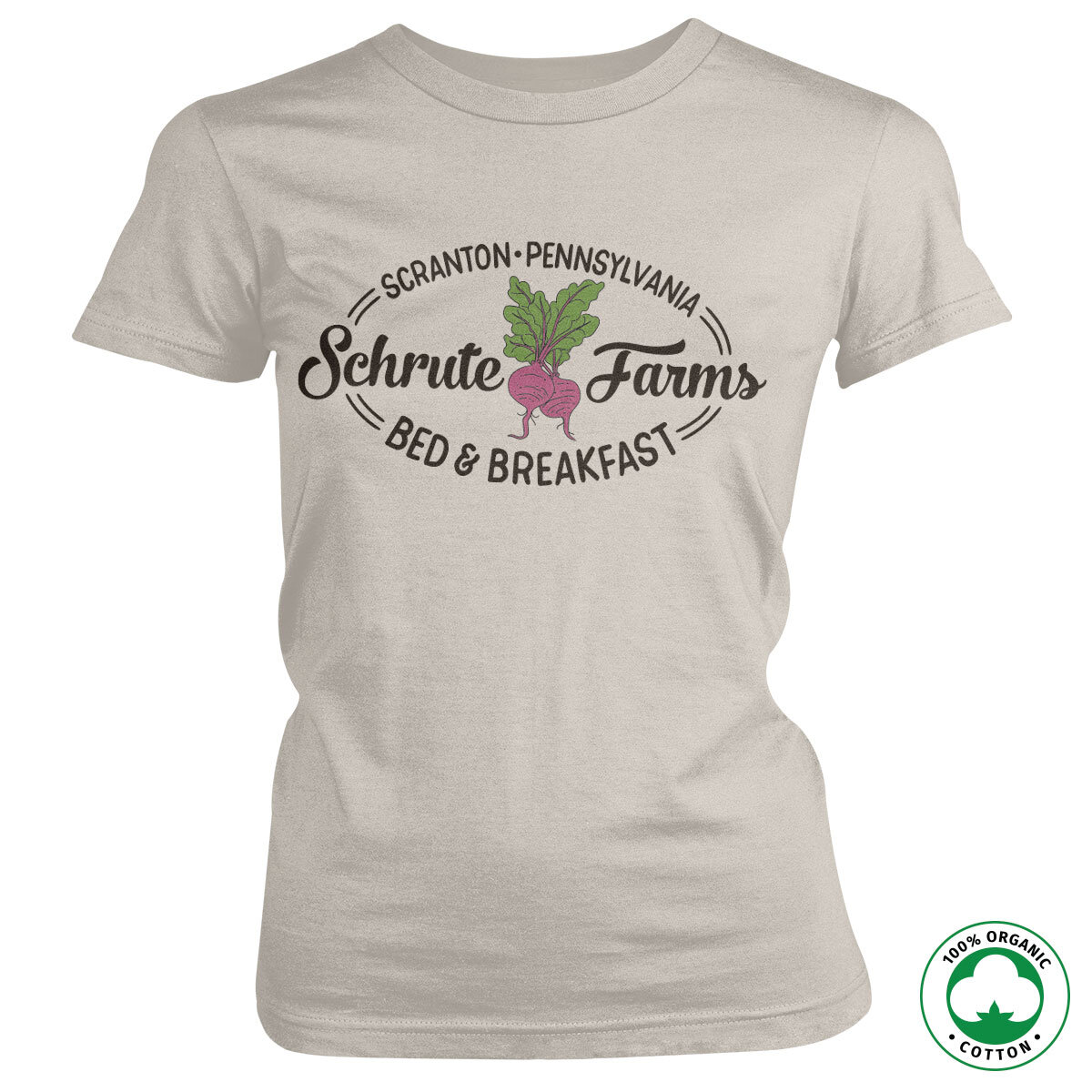 Schrute Farms - Bed & Breakfast Organic Girly Tee