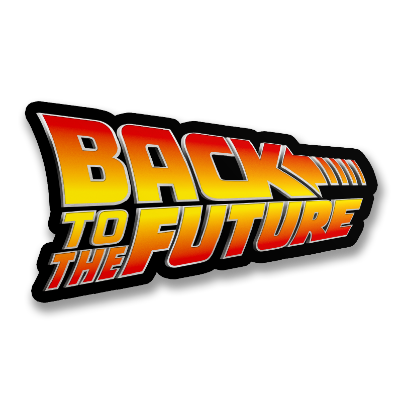 Back To The Future Logotype Sticker