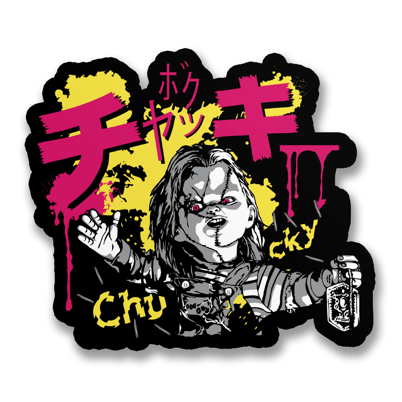 Chucky Graffiti Sticker