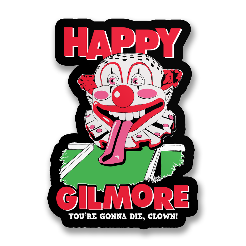 Happy Gilmore Clown Sticker