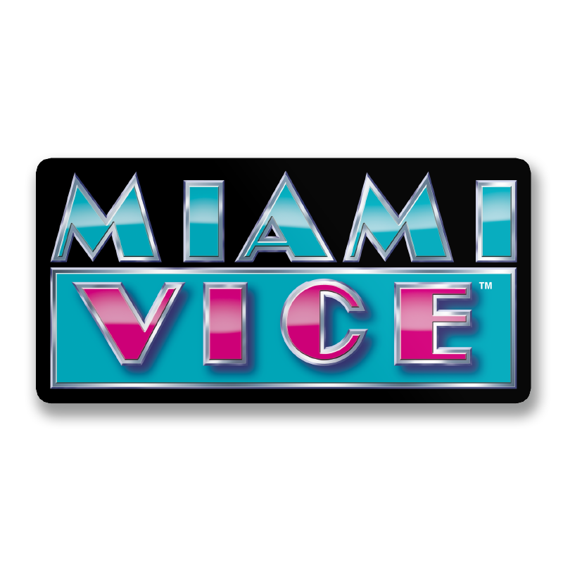 Miami Vice Logotype Sticker
