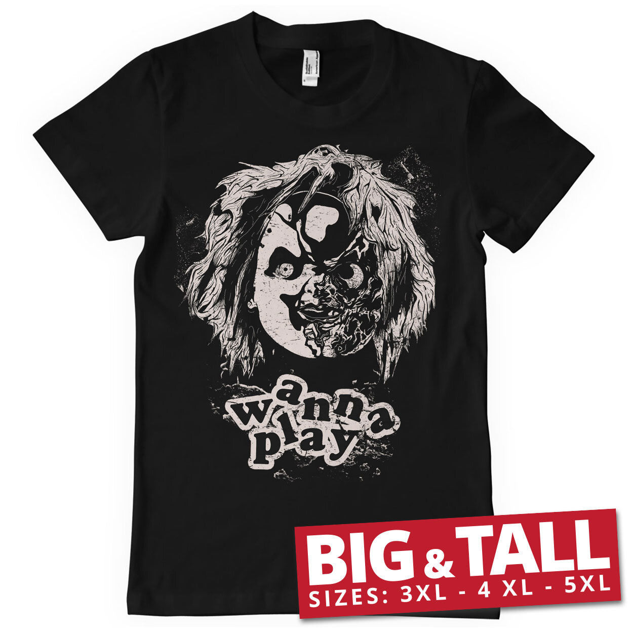 Chucky - Wanna Play Big & Tall T-Shirt