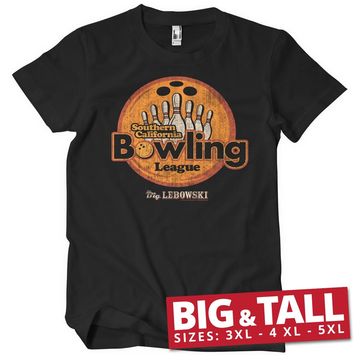 Southern California Bowling League Big & Tall T-Shirt