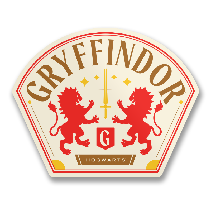 Gryffindor Label Sticker