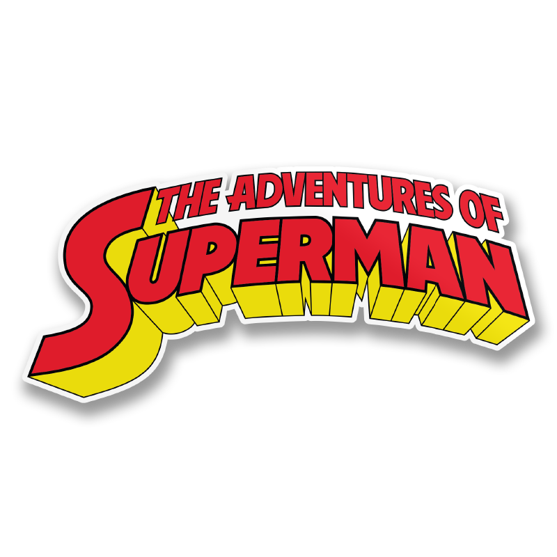 The Adventures Of Superman Sticker