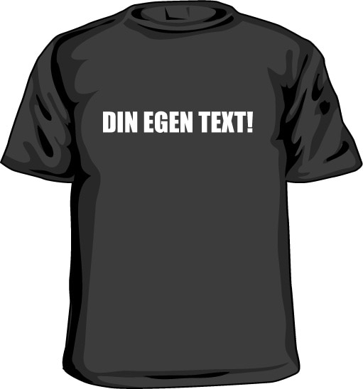 T-shirt med egen text