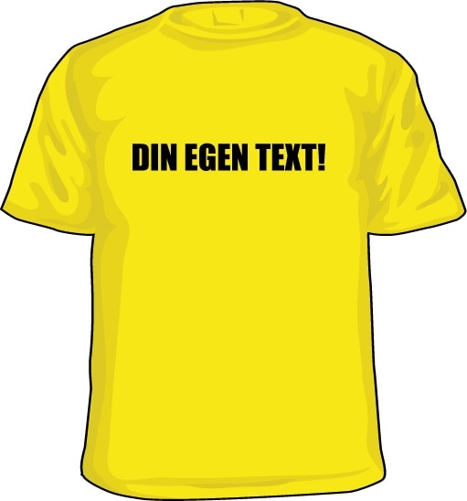 Forløber Lab salat T-shirt med egen text - Shirtstore