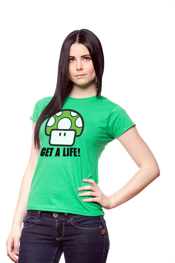 Get A Life Girly Tee