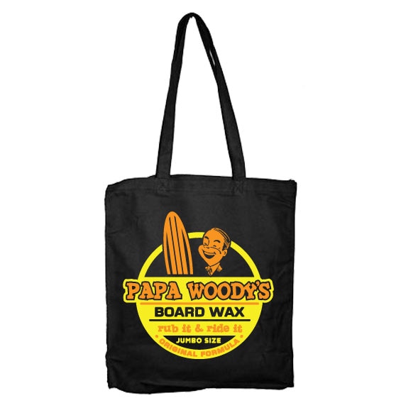 Papa Woodys Board Wax Tote Bag