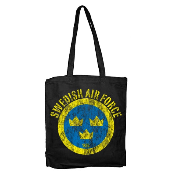 Swedish Airforce Distressed Tote Bag